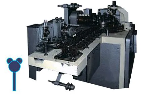 Wrapping machine for lollipop Latini type D