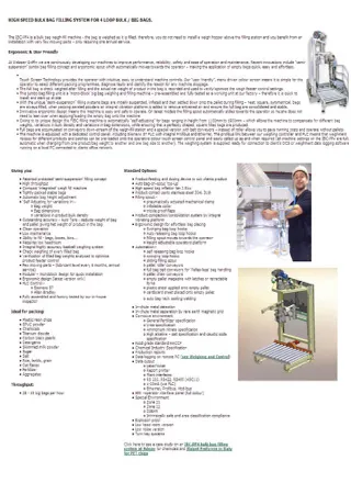 High speed bulk bag filling systems