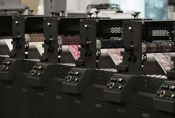 Flexographic printing machines