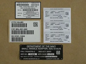 UID Labels and Plates | Labels and Tags | Yeuell Name Plate & Label
