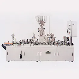 Fully automatic filling & packing machine for gusset bags & pursing bags