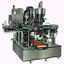 Fully automatic filling & packing machine for liquids and pastes Y-77-A-W 260-350-500