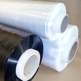 stretch film with overlaps