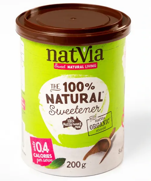 Natvia Rigid Composite Packaging